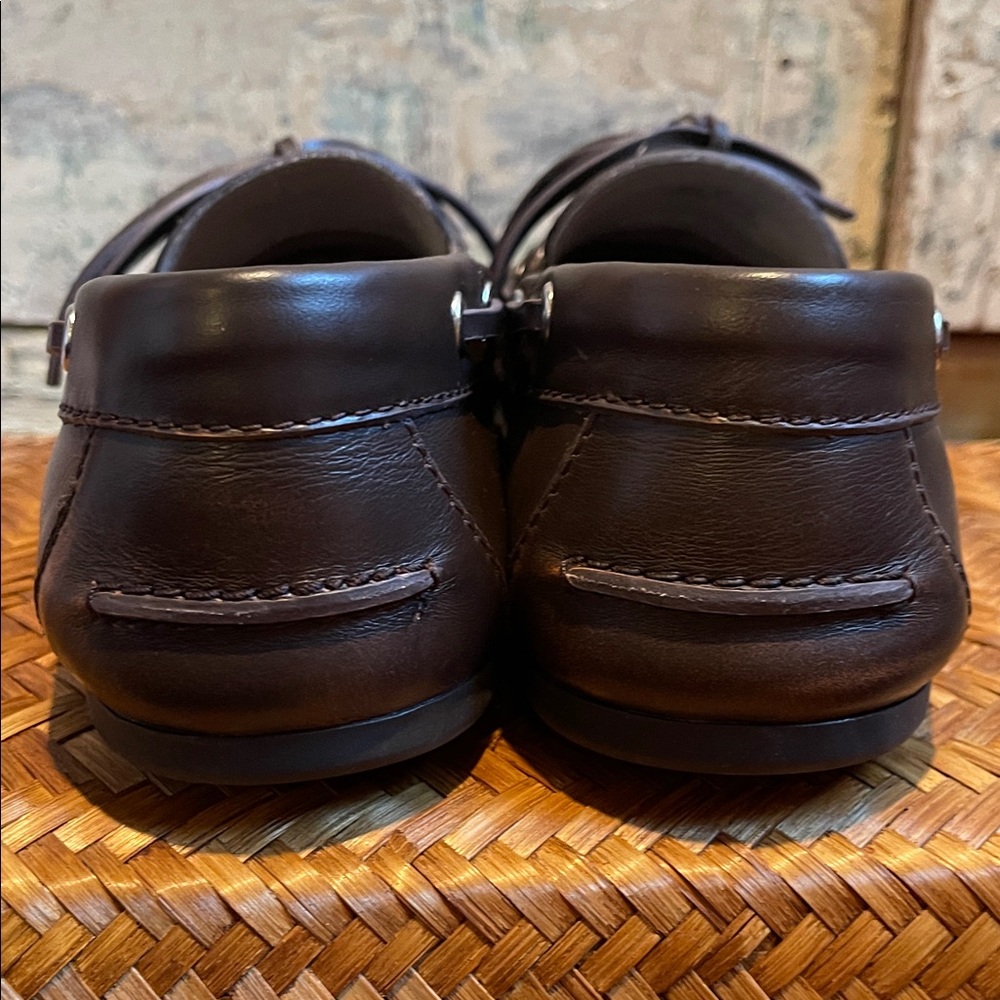 NEW Jeffrey Campbell Boast  Leather Boat Shoe /Brown Brush, 10/ - Picture 5 of 11